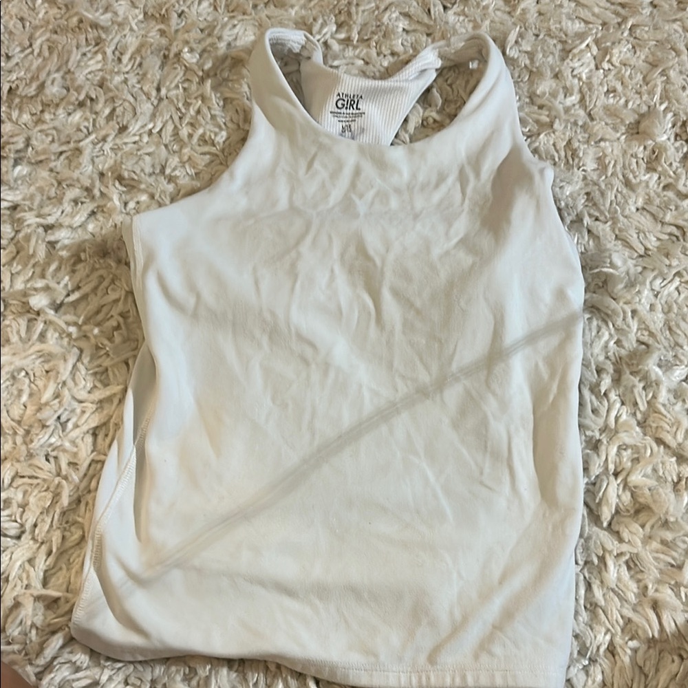 Athleta Gray Fitted Tank Top